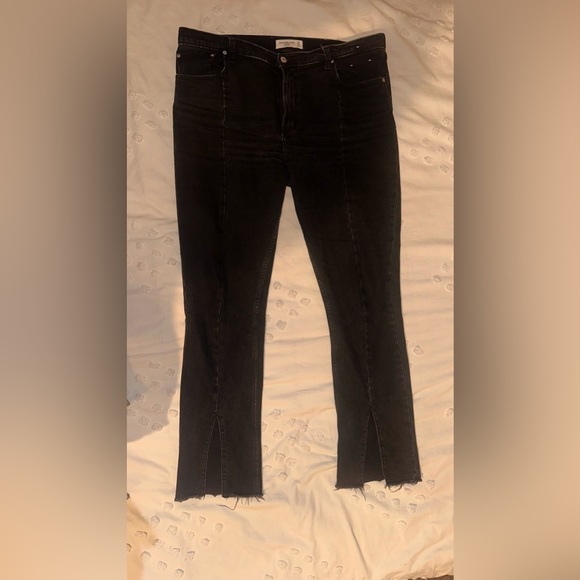 Abercrombie Black Split Hem Skinny Jeans | Size 16R - Picture 5 of 5
